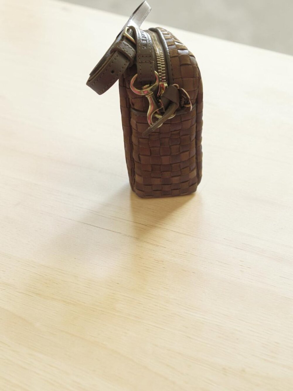 Clare V. Midi Sac Natural Diagonal Woven Crossbody - Sephora LE, NWT - Picture 3 of 14